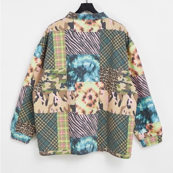 Multicolor Patchwork Sweatshirt - Picture 2 of 2